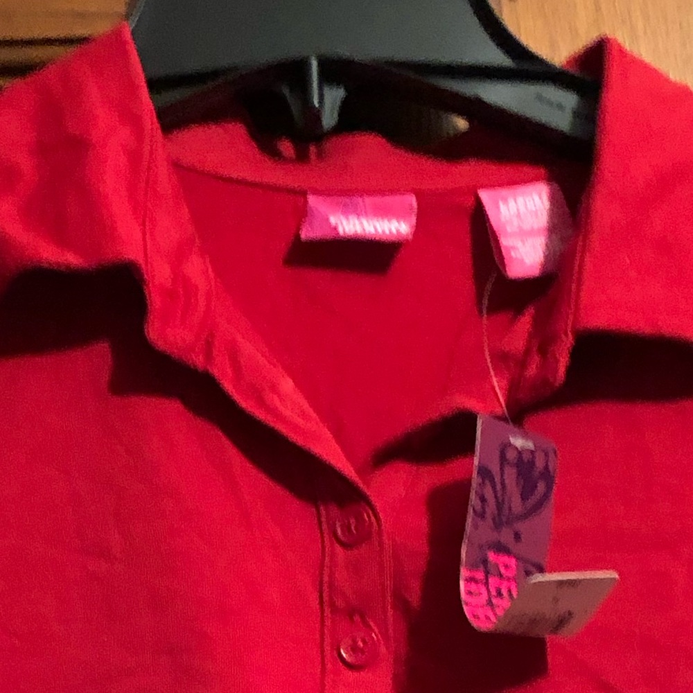 Juniors large polo/tunic shirt